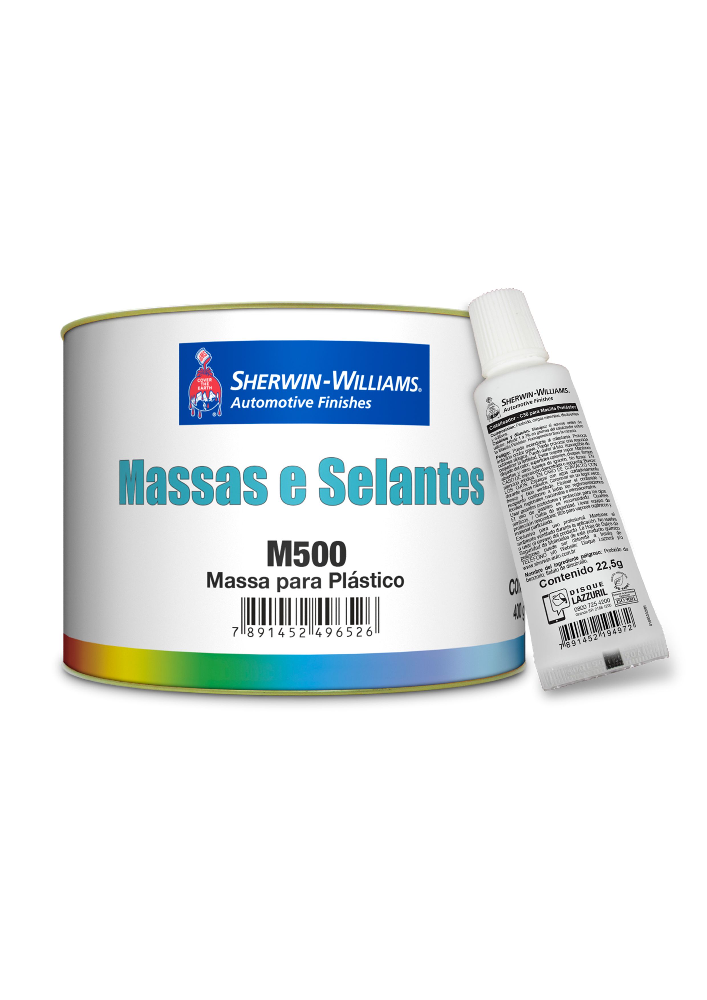 MASSA PARA PLÁSTICO LAZZURIL 400GR | Baratão das Tintas