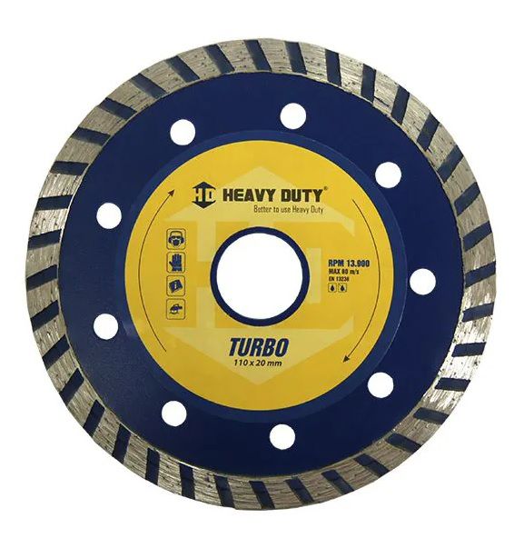 Disco Diamantado Turbo 110MM Heavy Duty | 2B Autotintas