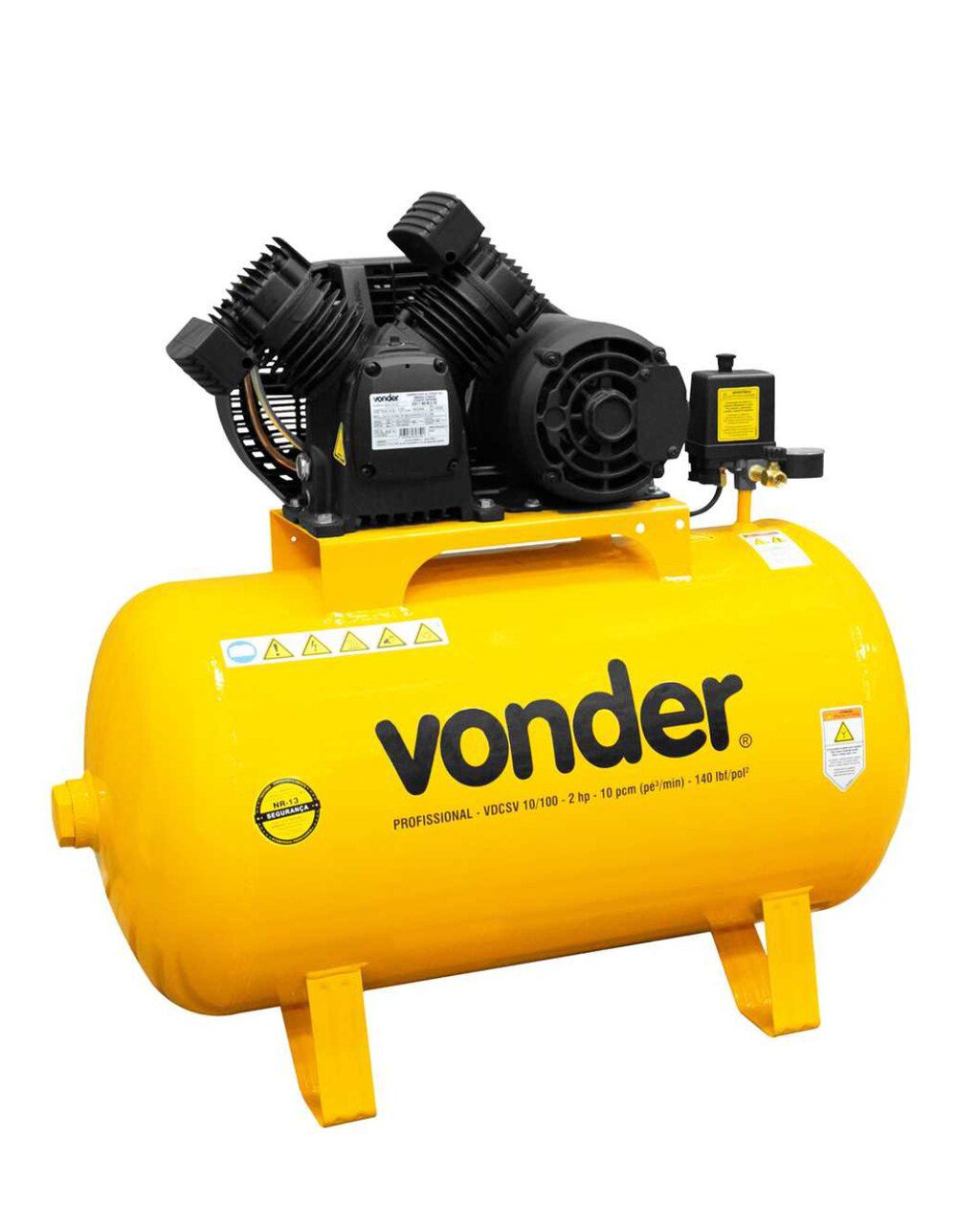 Compressor VDCSV 10-100 Mono 127/220V 2CV Vonder | 2B Autotintas