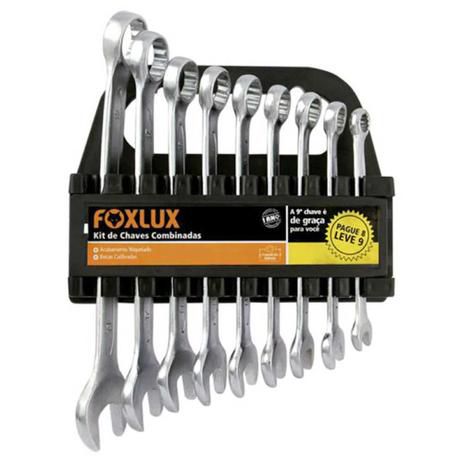 Jogo de Chave Combinada 9 Peças Foxlux 53.10 | Bignotto Ferramentas