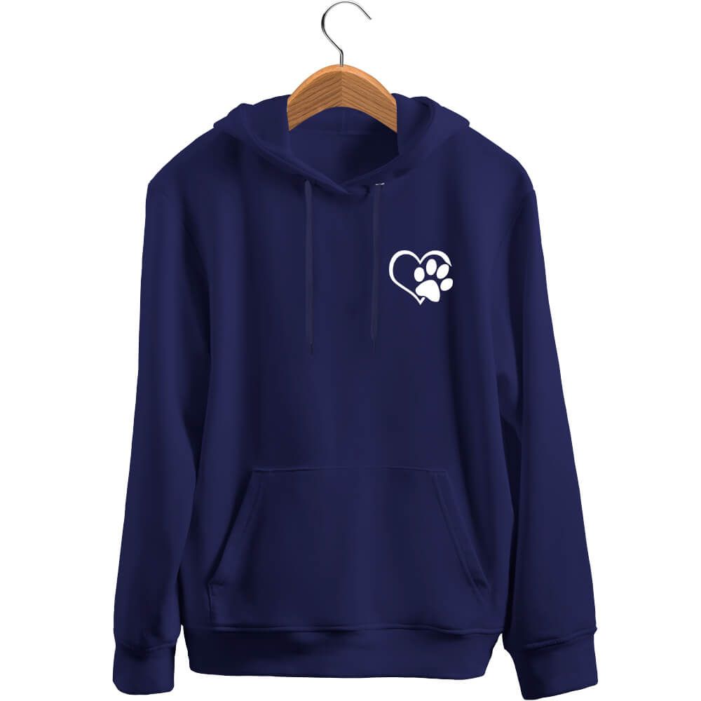 Blusa de Frio Black Beast Moletom Amor de Patas Azul marinho