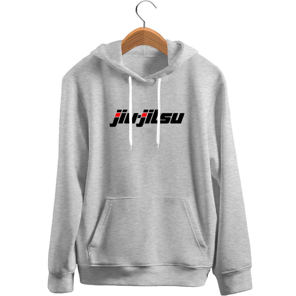 Blusa de Frio Black Beast Moletom Jiu Jitsu Cinza Black Beast