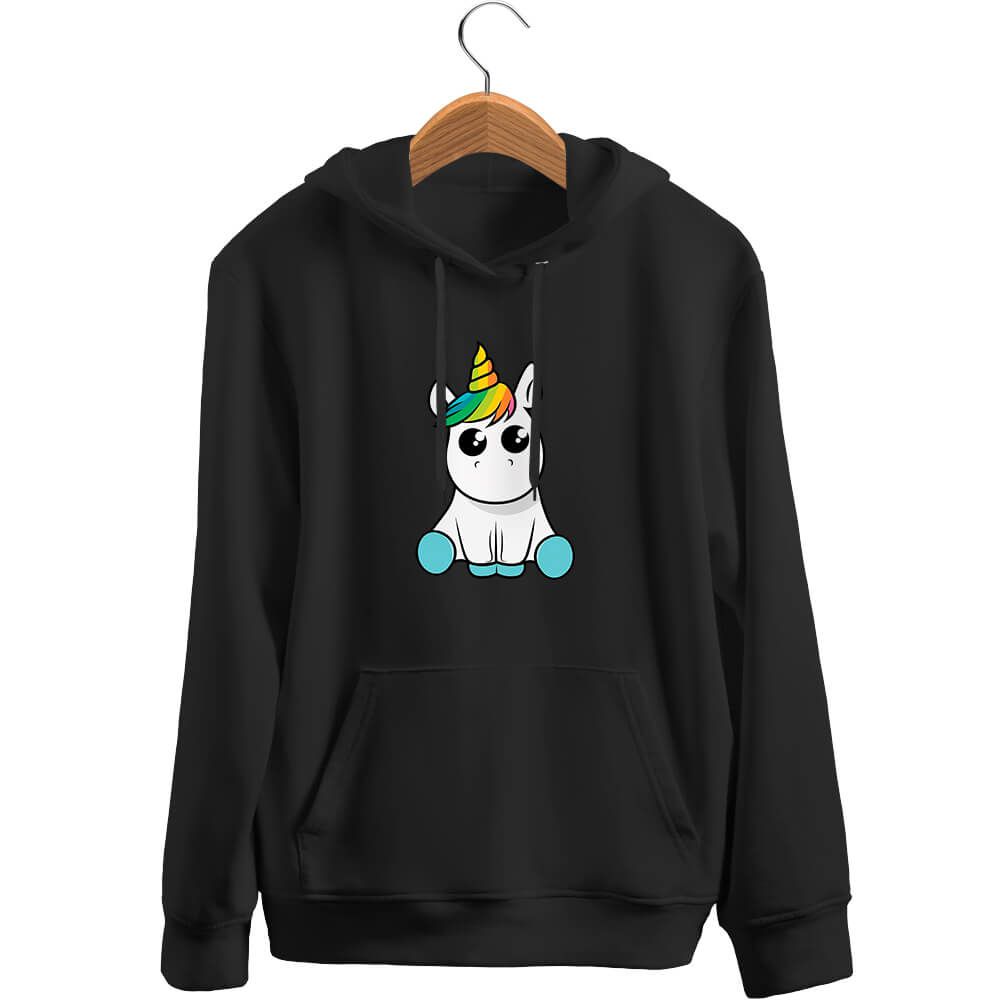 Blusa de store frio de unicornio