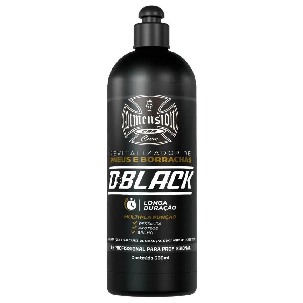 D Black Revitalizador de Pneus e Borrachas 500ml - DIMENSION