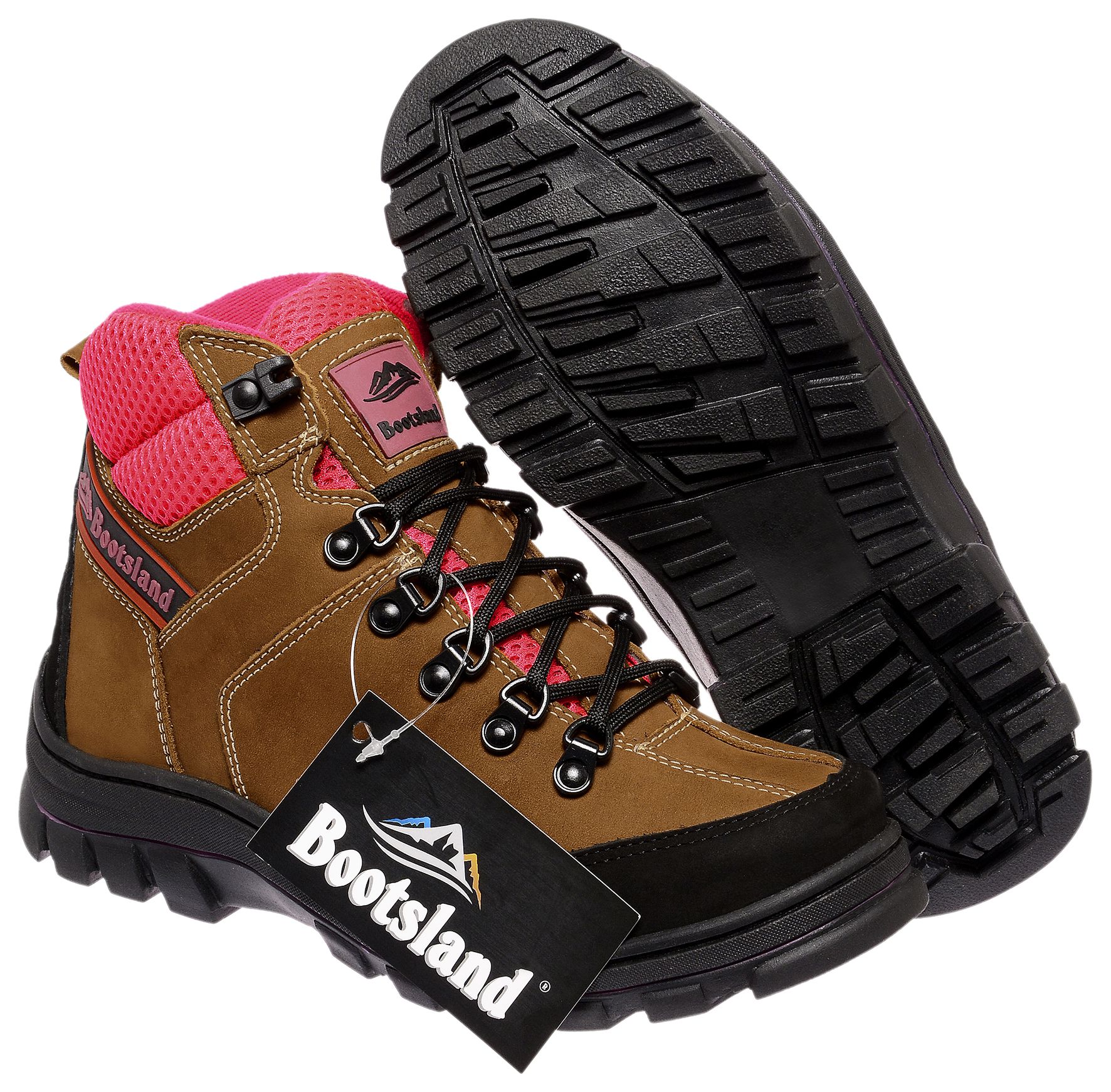 Coturno Bota Bootsland Adventure Feminino Em Couro Top!