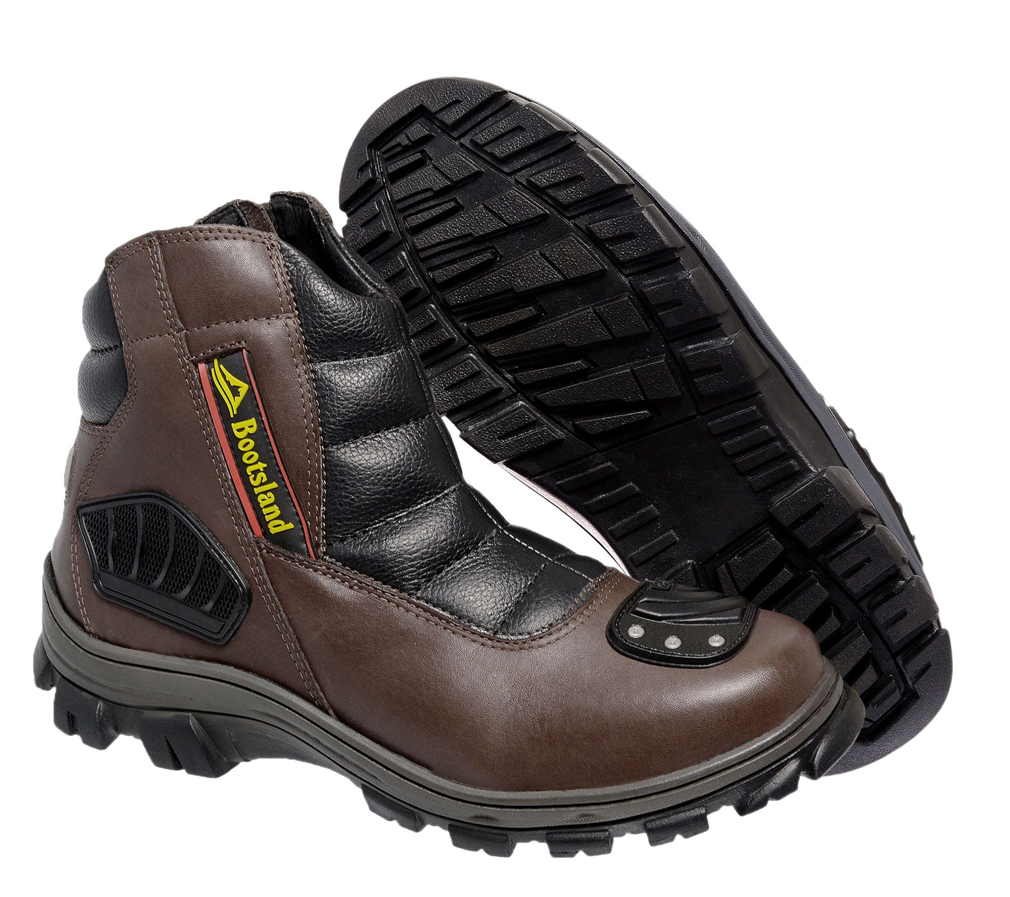 Bota motociclista 2024 com ziper