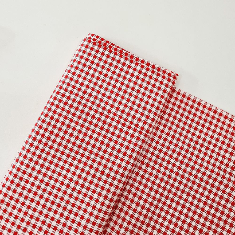 Tecido Tricoline Xadrez Vermelho, 100% Algodão, 50cm x 1,50m - Loja de  Tecido no Brás