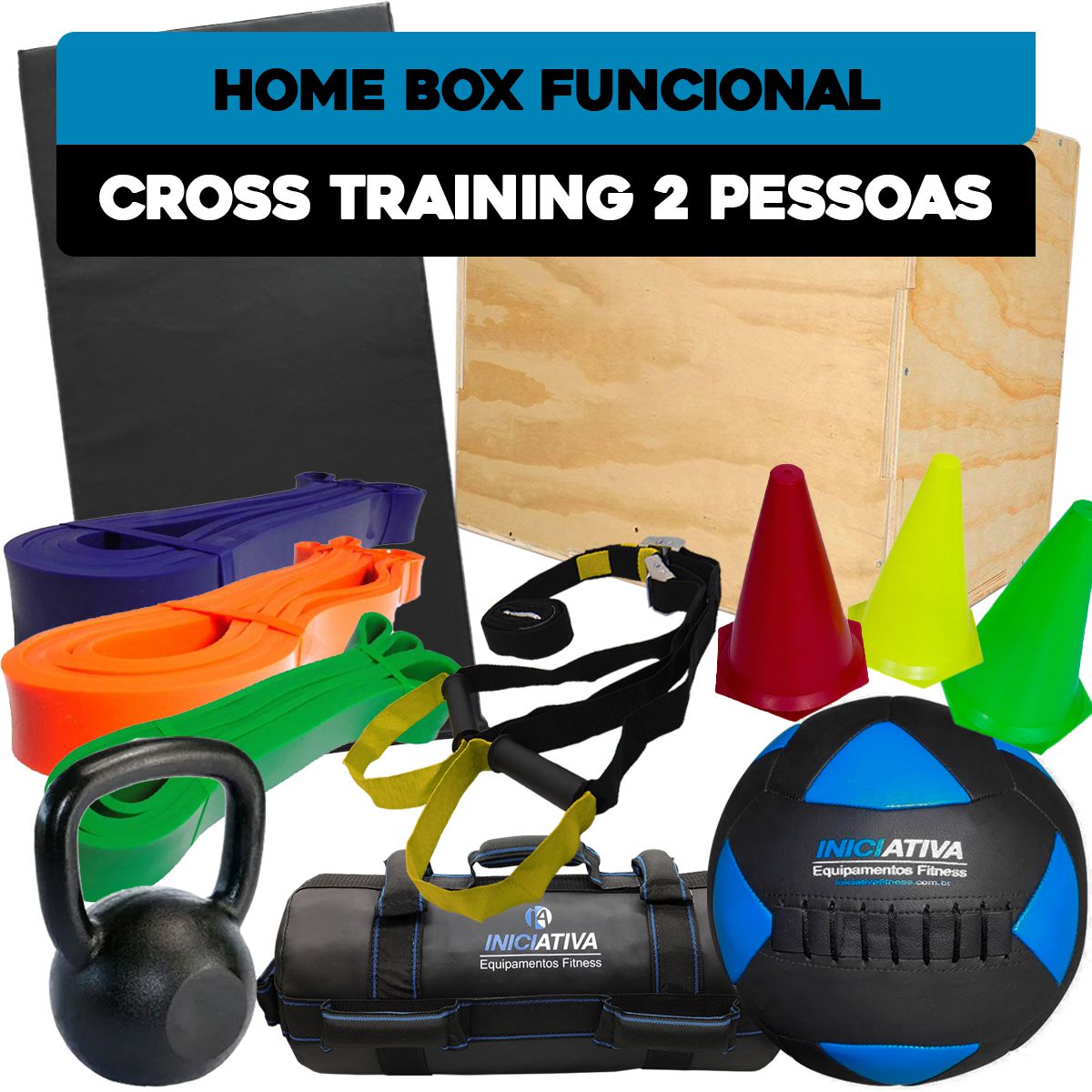 Home Box Cross Training Masculino com Barra Fixa