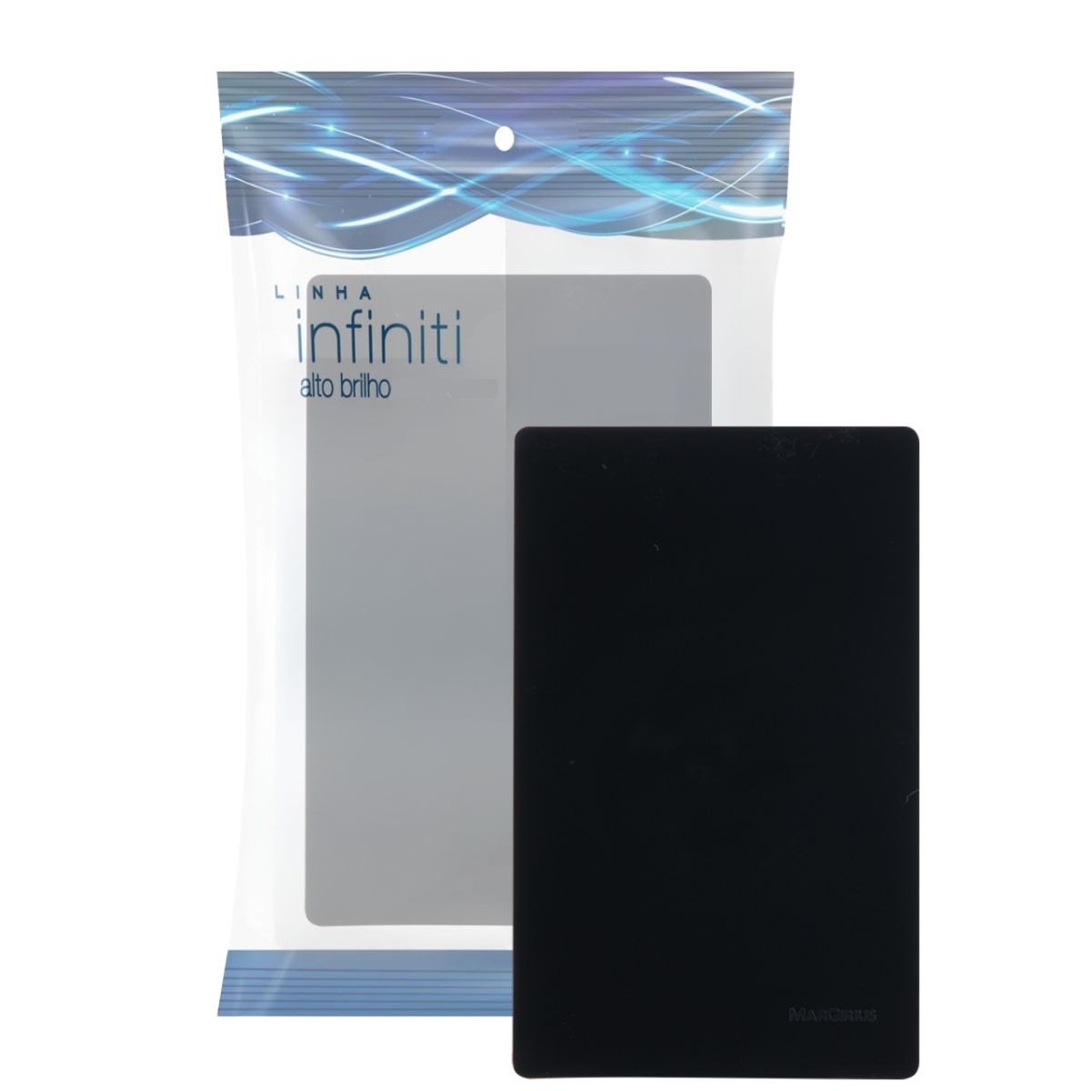 Placa Tampa 4x2 Cega Preta Infiniti Margirius | Broketto Materiais ...
