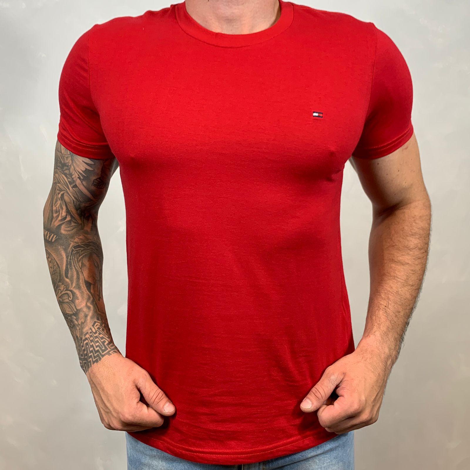 Camiseta TH Vermelho | PORTAL DROP - ATACADO