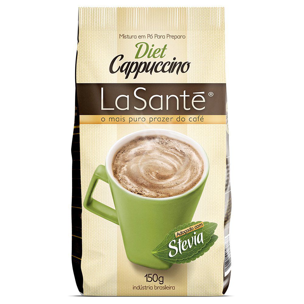 Cappuccino Diet LaSanté 150g Café LaSanté Shop O Mais Puro Prazer