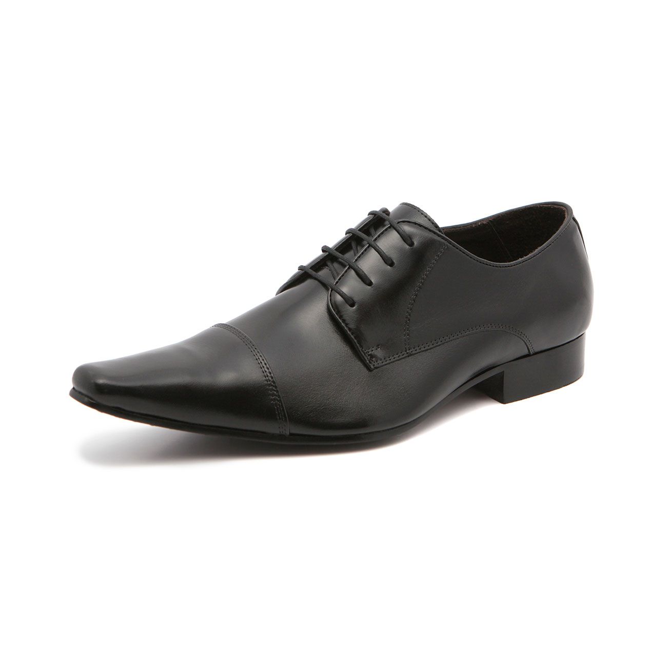 Sapato Social Ettore Roma Couro Preto CALCADOSETTORE