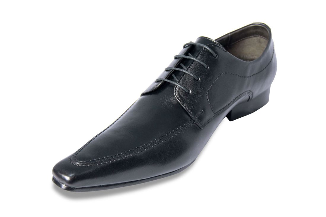 Sapato Social Ettore Veneza Couro Preto. CALCADOSETTORE