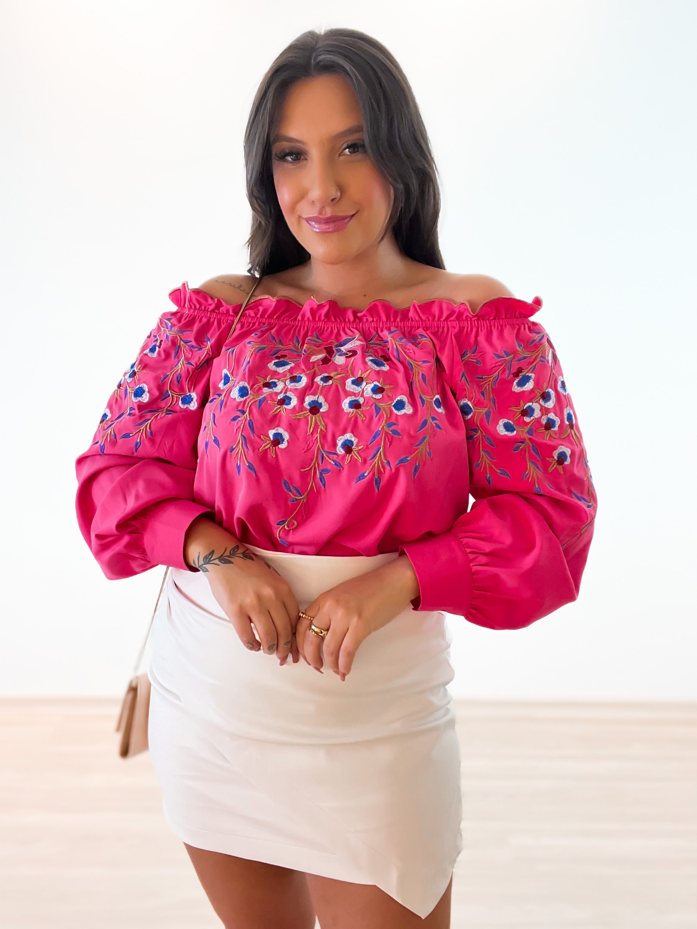 Blusa Tejida Janaina Rosada Fofola