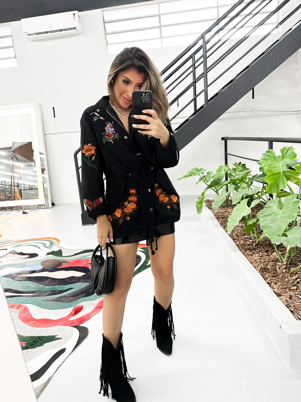 Blusa hotsell parka preta