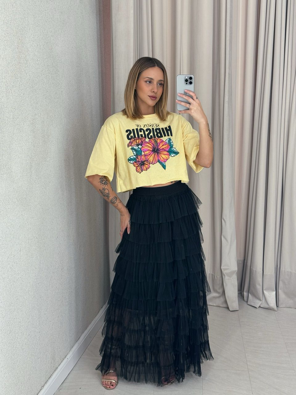 Fantasia Saia Tule Preta Adulto Tule Preta Saia De Tule Plus Size