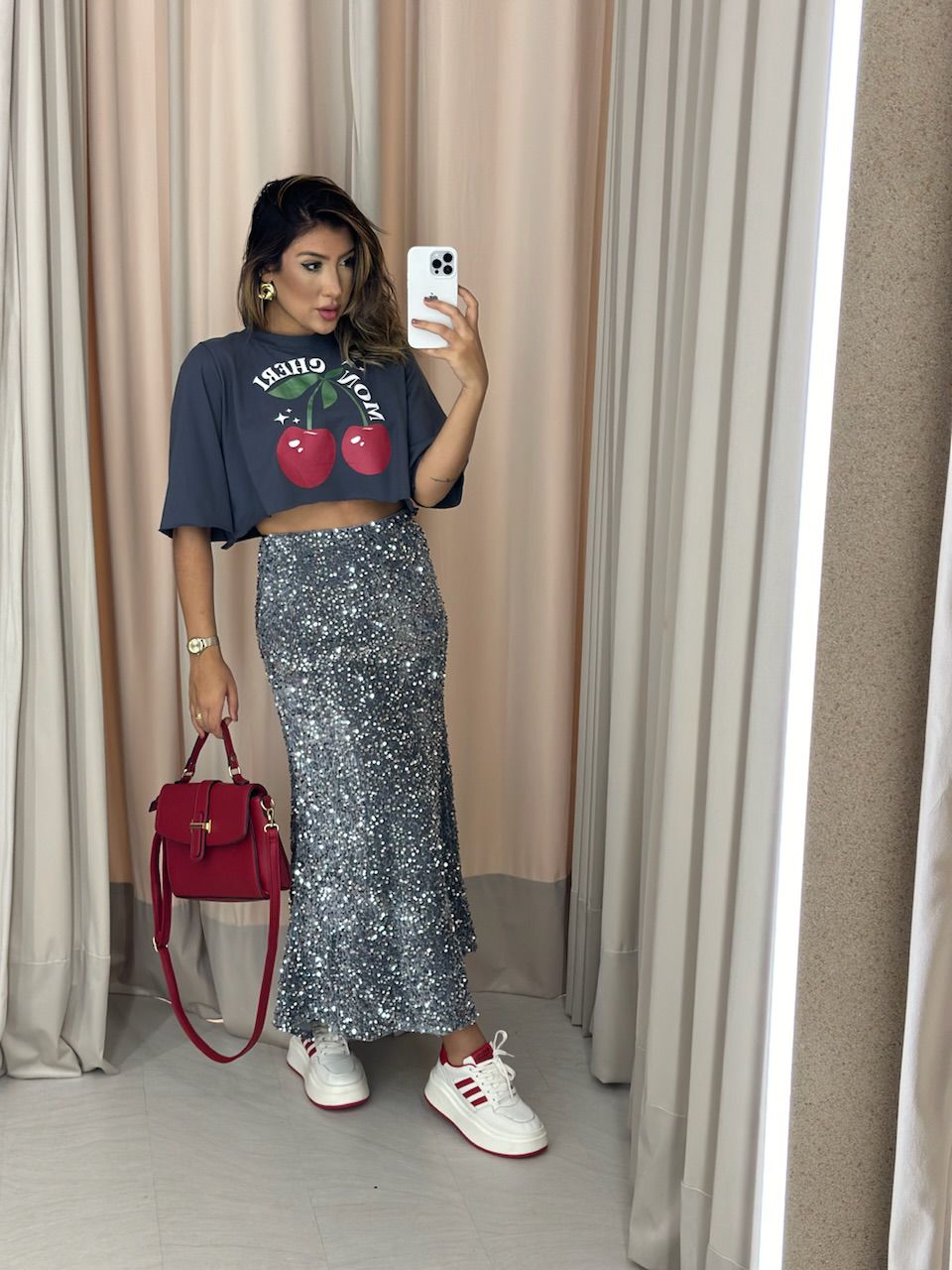 Top Paete Saia Paete Colorida Saia De Paete Com Tenis SAIA ALÍCIA