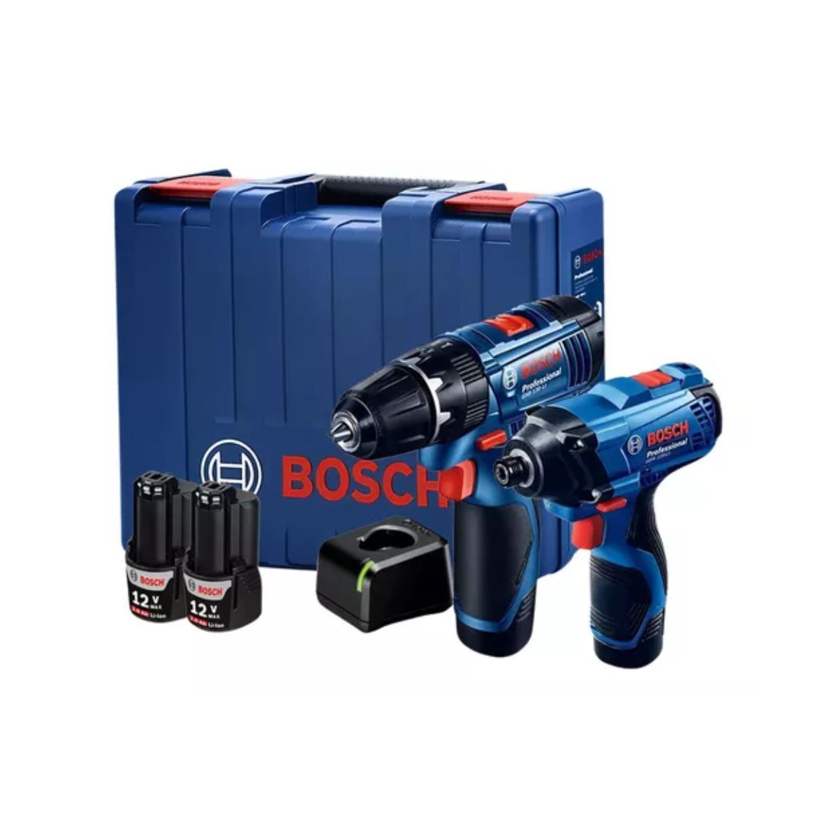 Furadeira Parafusadeira Bosch GDR+GSB 120 com Maleta | Casa Anzai