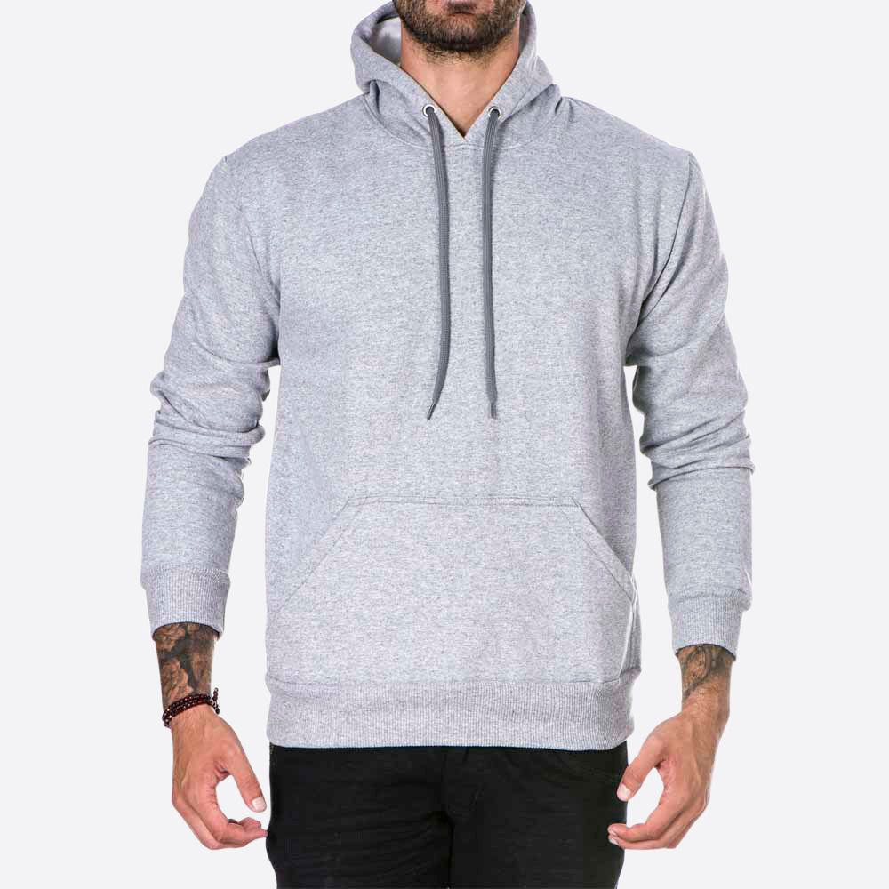 Moletom 2025 liso cinza