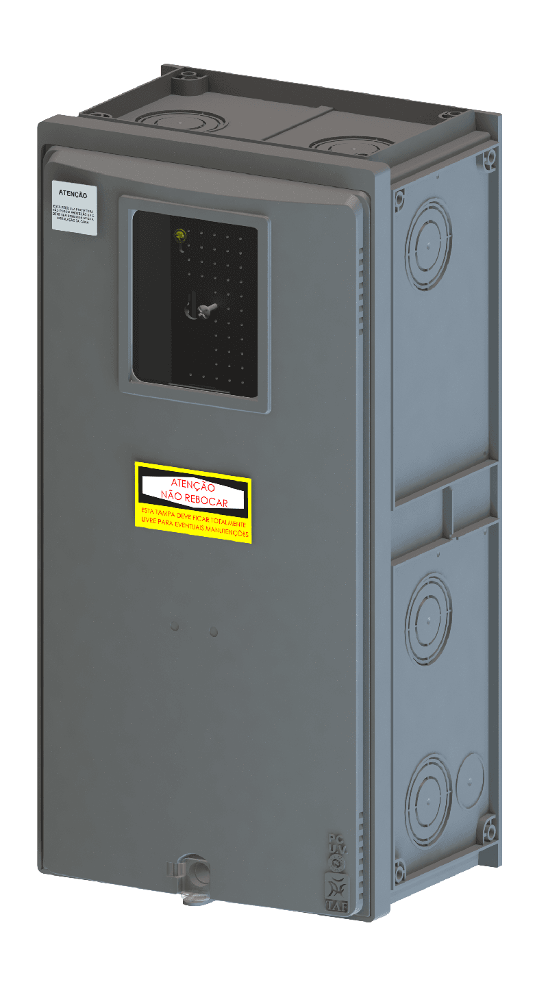 CAIXA DE MEDIÇÃO CMD3 P6 MURO FRONTAL ENEL INDIVIDUAL TIPO4 8281