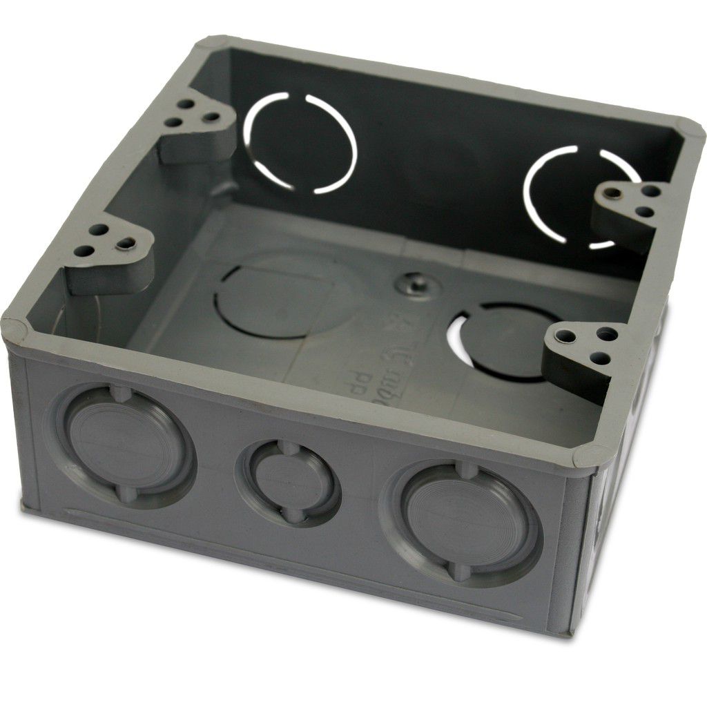 CAIXA DE LUZ 4X4 CINZA TUBOLINE | Couto Materiais