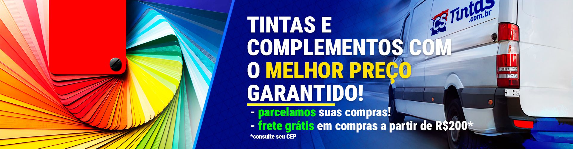 Frete Grátis | CS Tintas