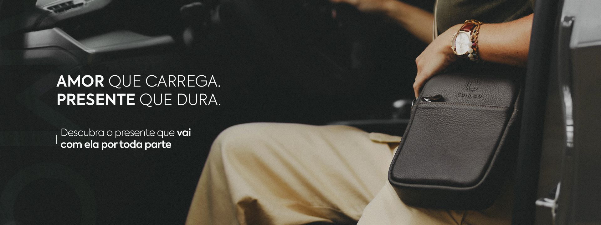 Shoulder Bag de couro