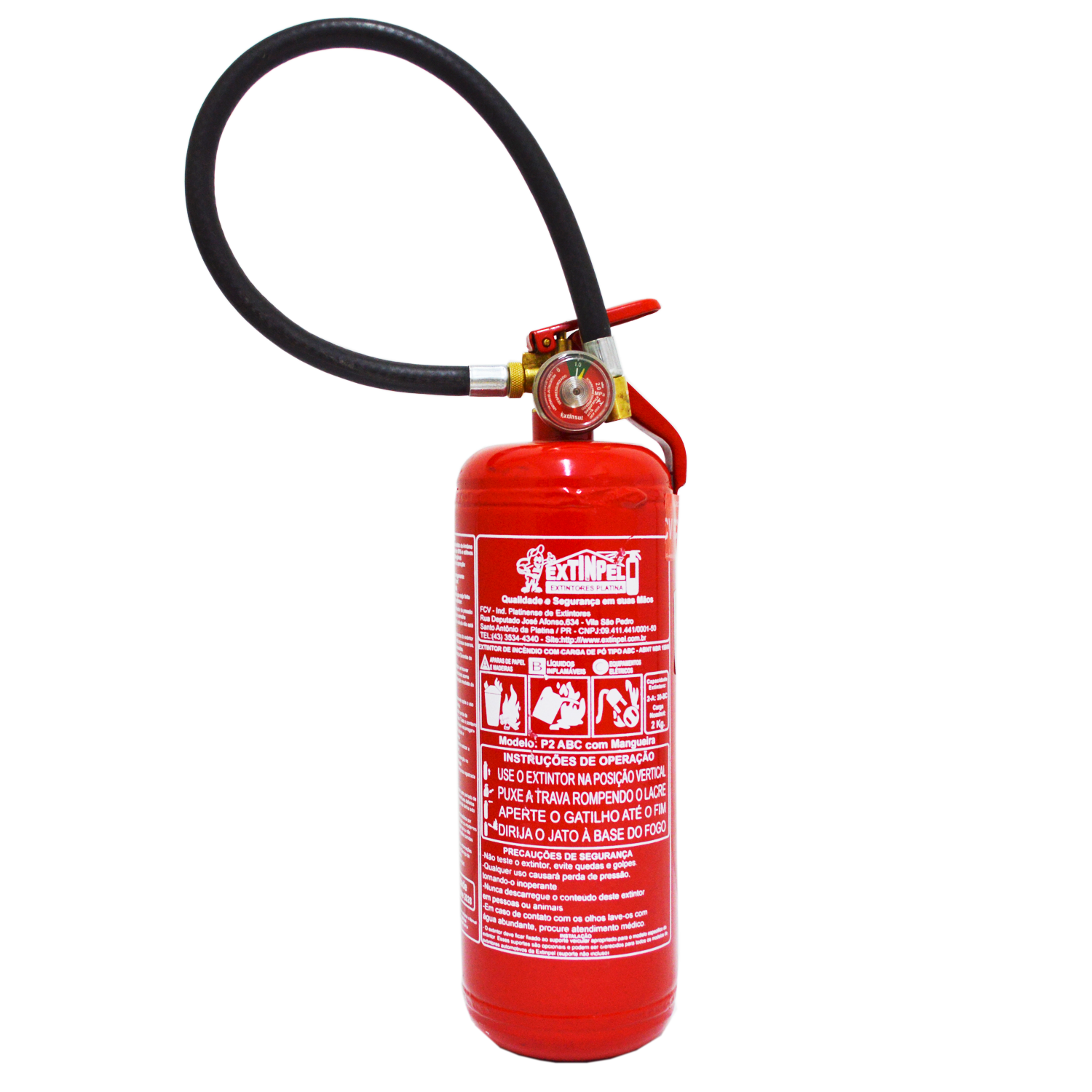 EXTINTOR ABC UNIVERSAL 4POL AUTOMOTIVO 2KG VALIDADE 5 ANOS Data