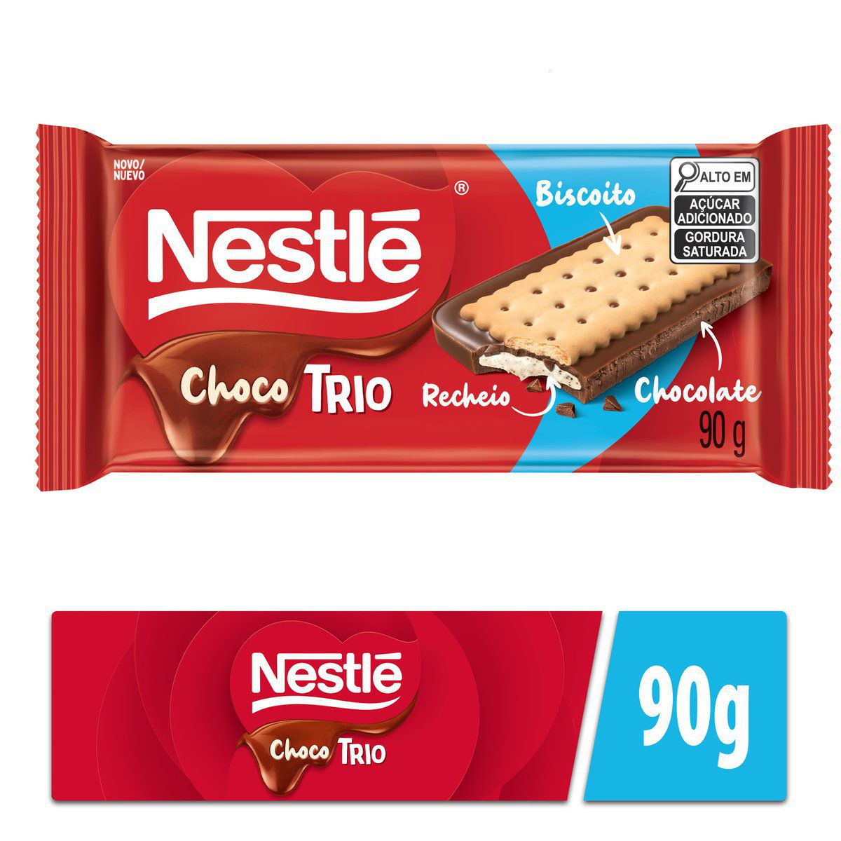 Chocotrio Nestlé Leite 90g | DAYDAYEX