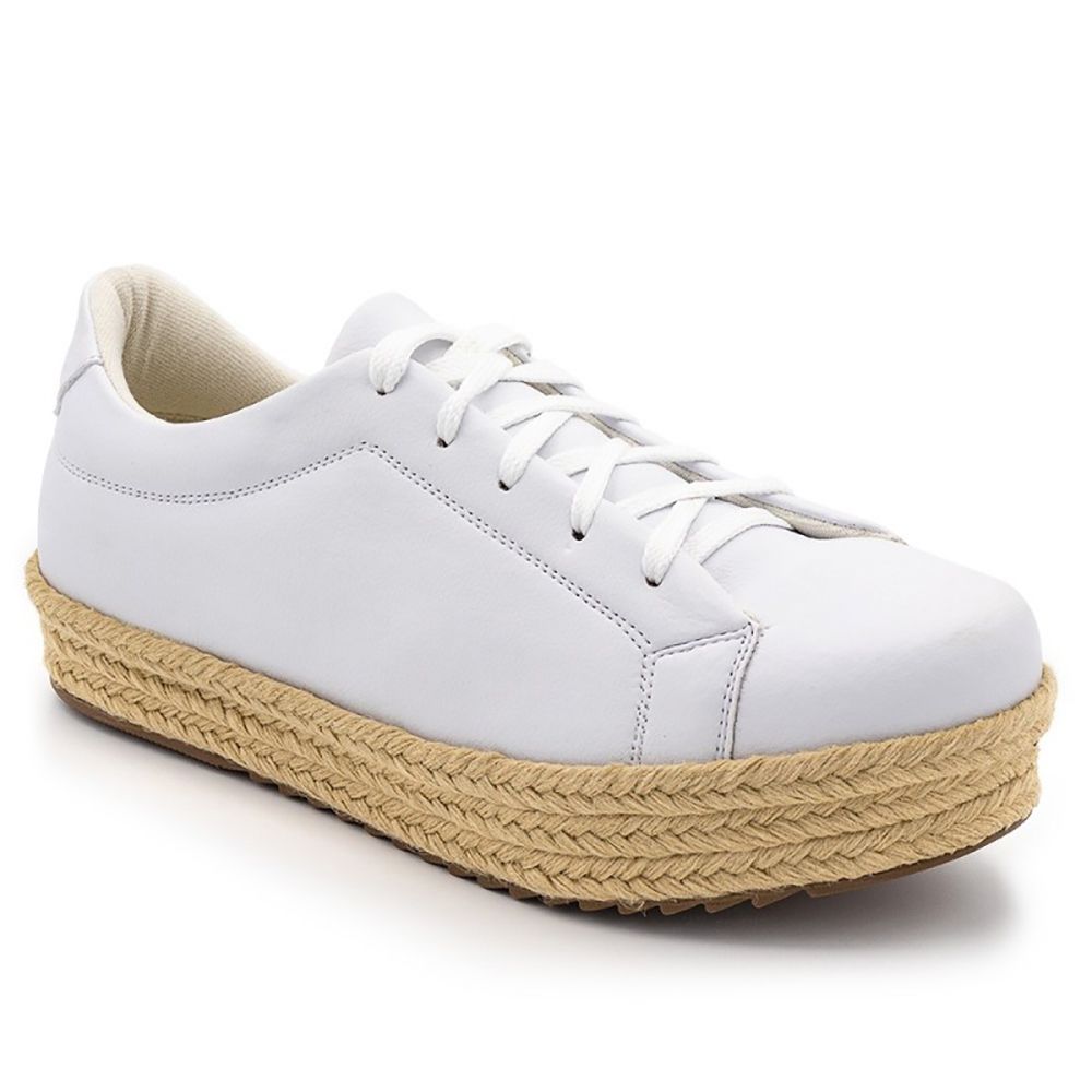 Tenis feminino branco com salto clearance