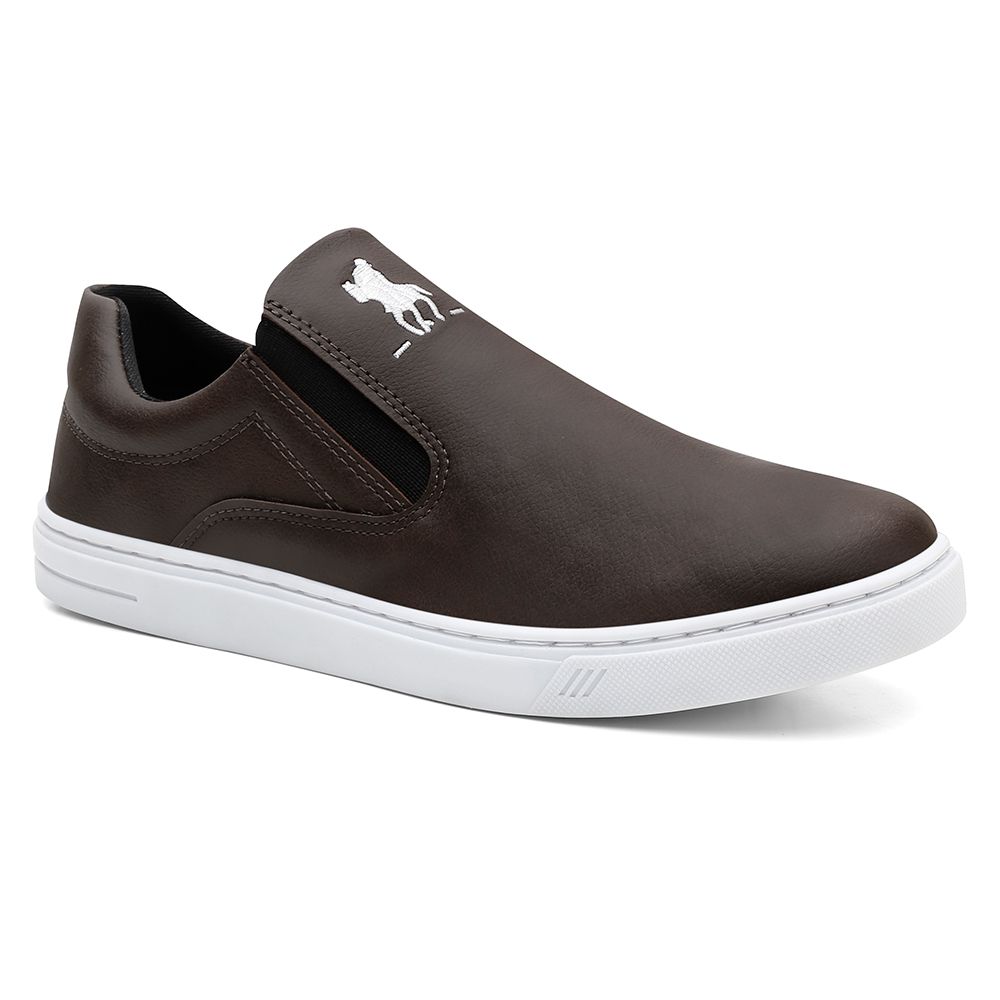 Tenis slip sale on marrom