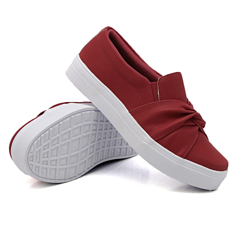 Tenis iate vermelho hotsell