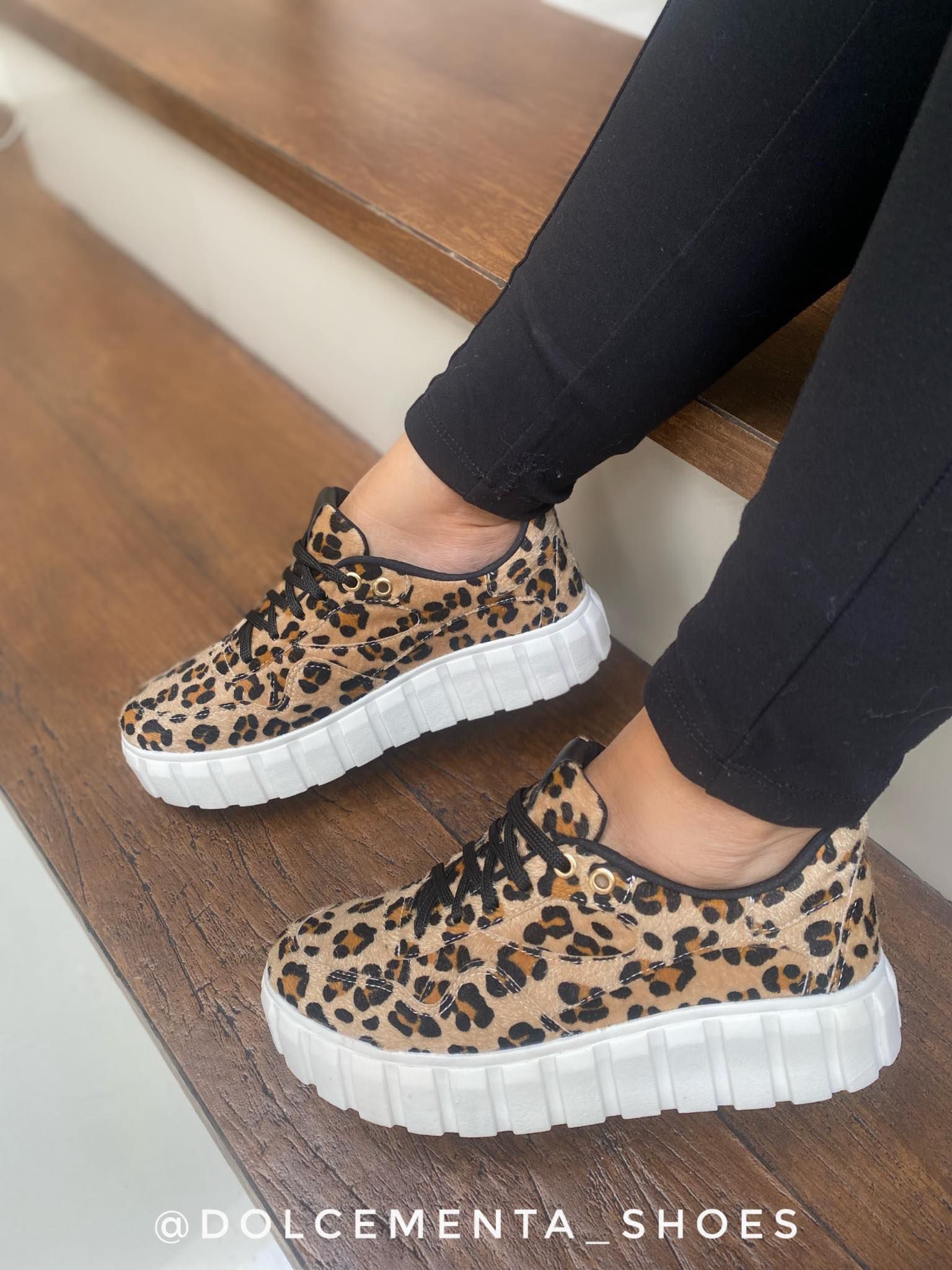 Tênis Lucy {onça} Dolce Menta