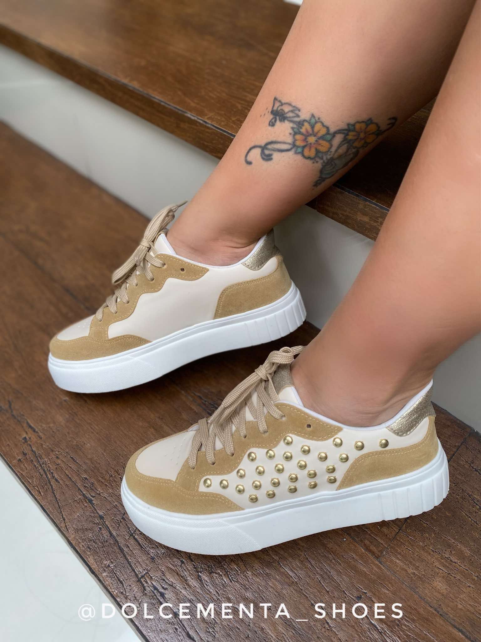 Tênis Mayra {Bege} Dolce Menta