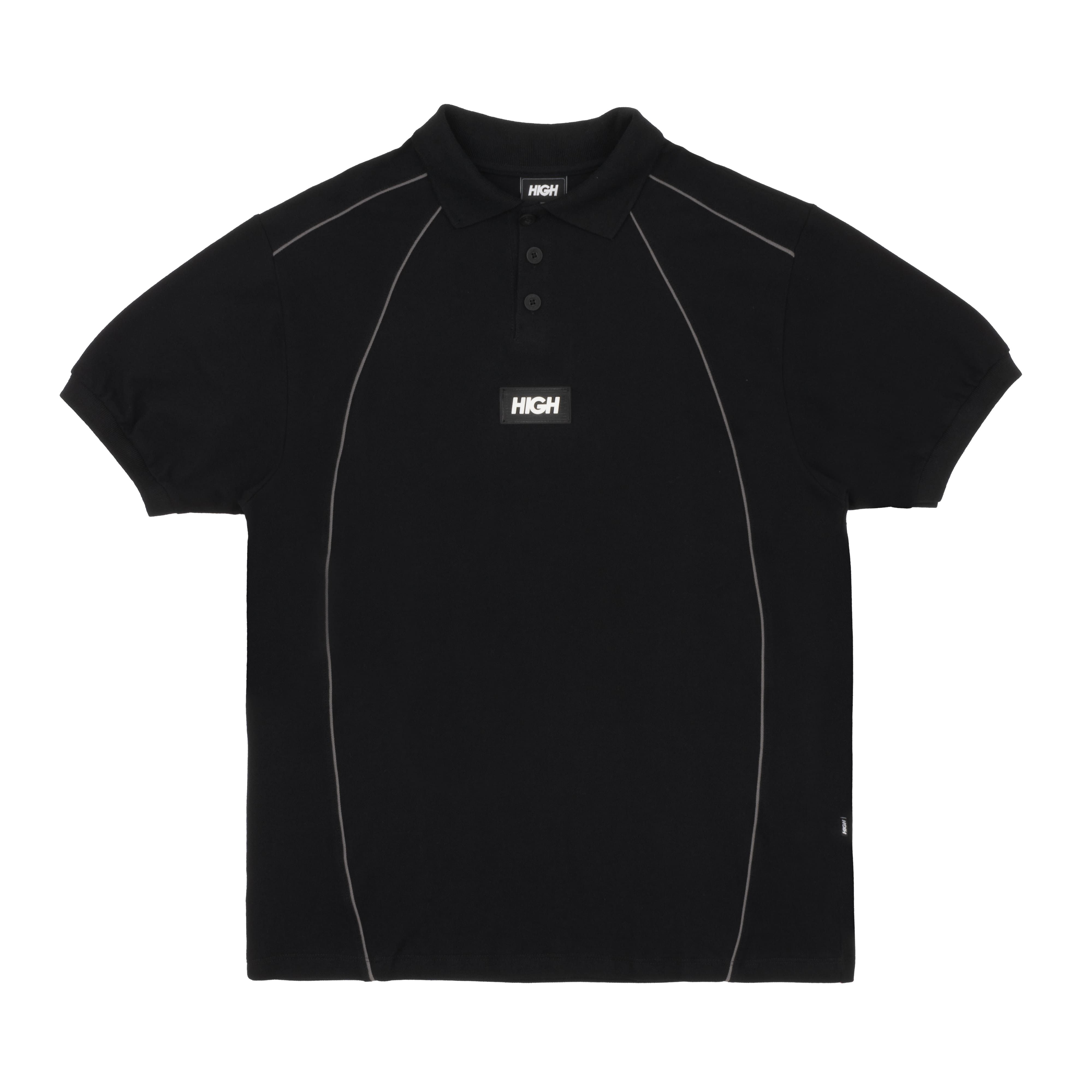 Camisa Polo High Attic Black Grey | DREAMS SKATESHOP