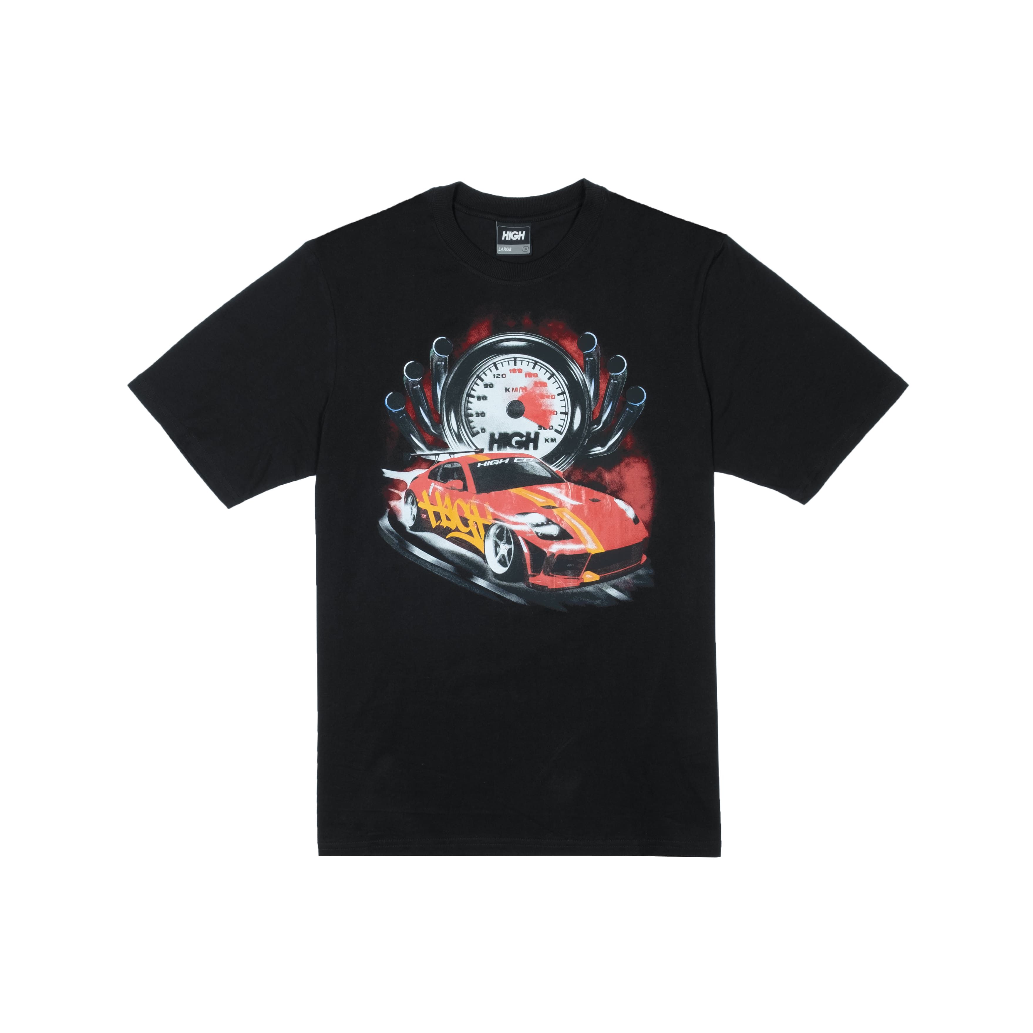 Camiseta High Tee Speed Black | DREAMS SKATESHOP
