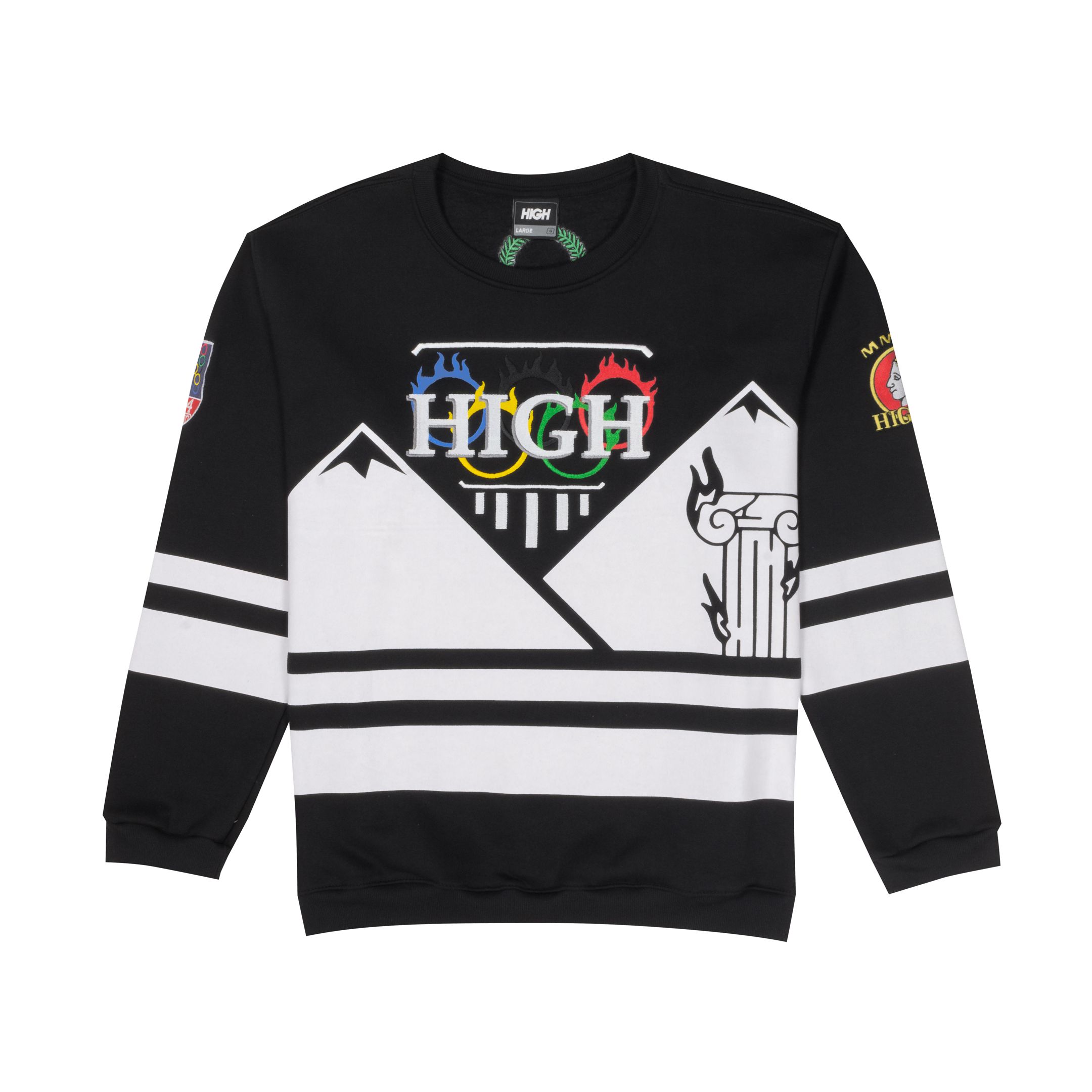 Crewneck Moletons High CrewNeck High Olympic Black DREAMS