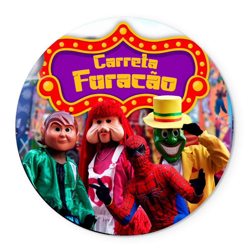 Painel Temático Carreta Furacão Veste Fácil C/ Elástico | ESTAMPARIA NET