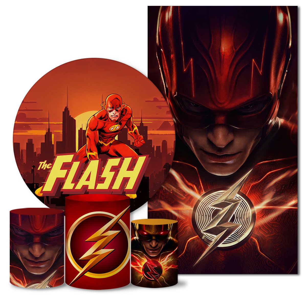 Trio Capas + Painéis Casado Tema Flash 2 Veste Fácil | ESTAMPARIA NET