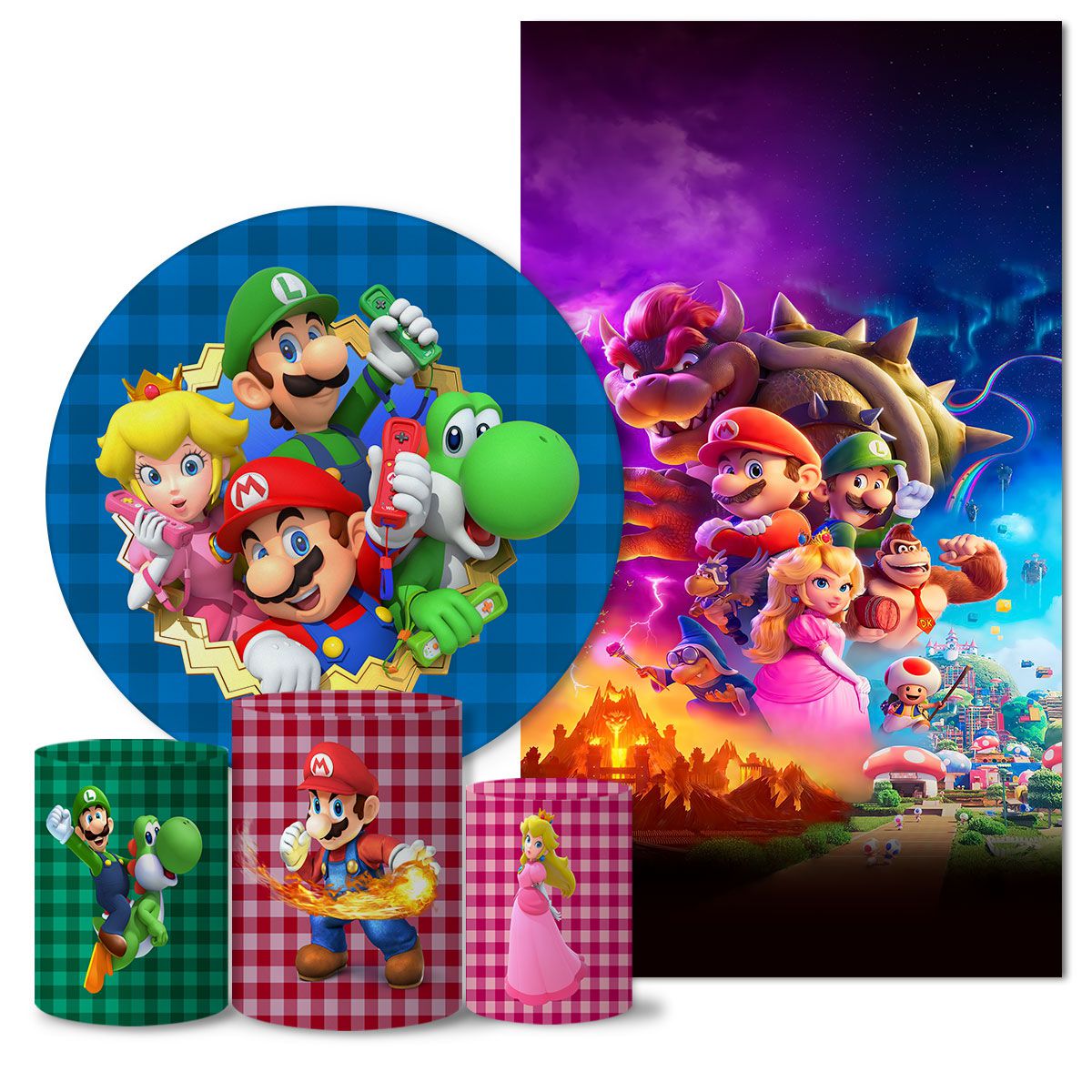 Trio Capas + Painéis Casado Mario e Turma Veste Fácil | ESTAMPARIA NET