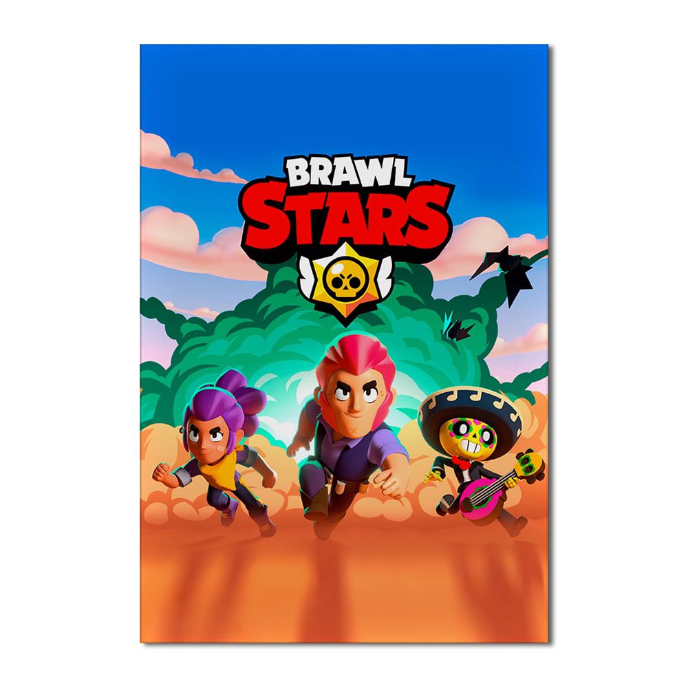 Painel Festa Retangular Brawl Stars