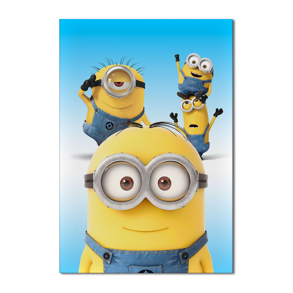 Painel Festa Retangular Minions Azul | ESTAMPARIA NET