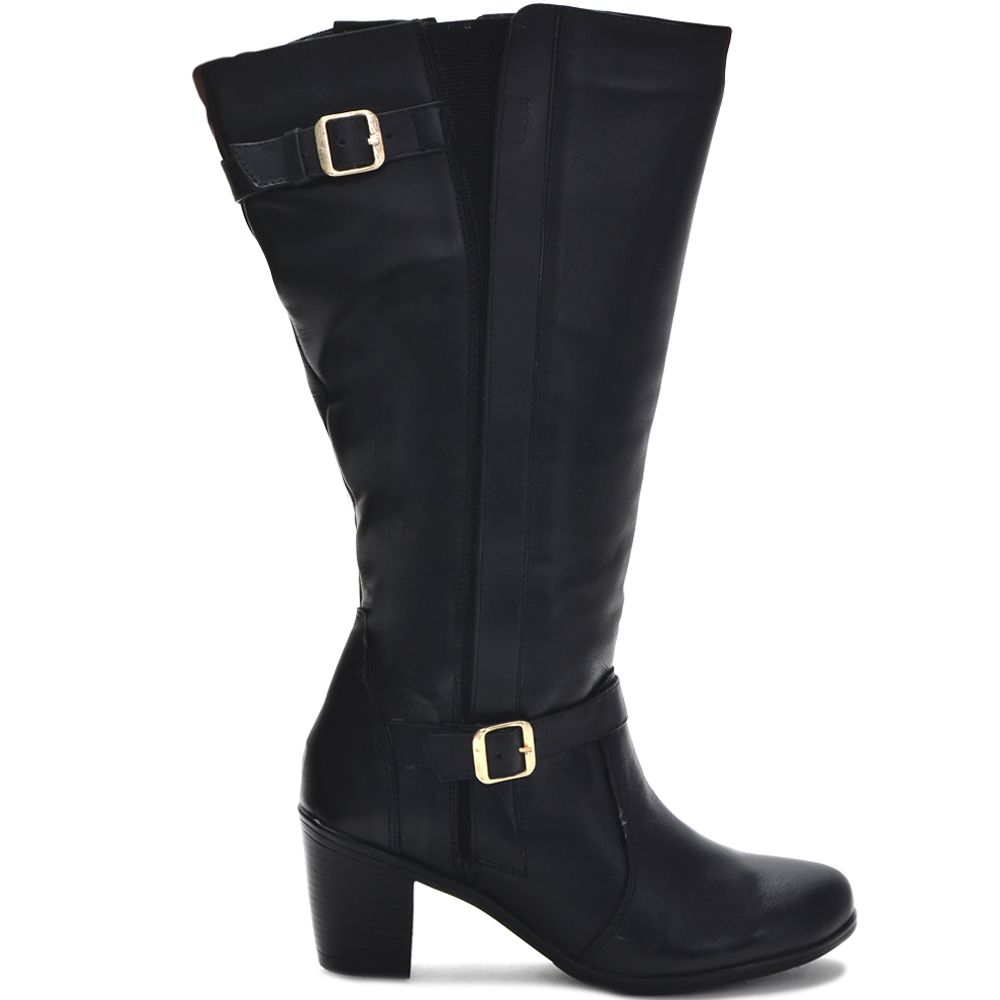 Bota cano alto feminina plus size clearance