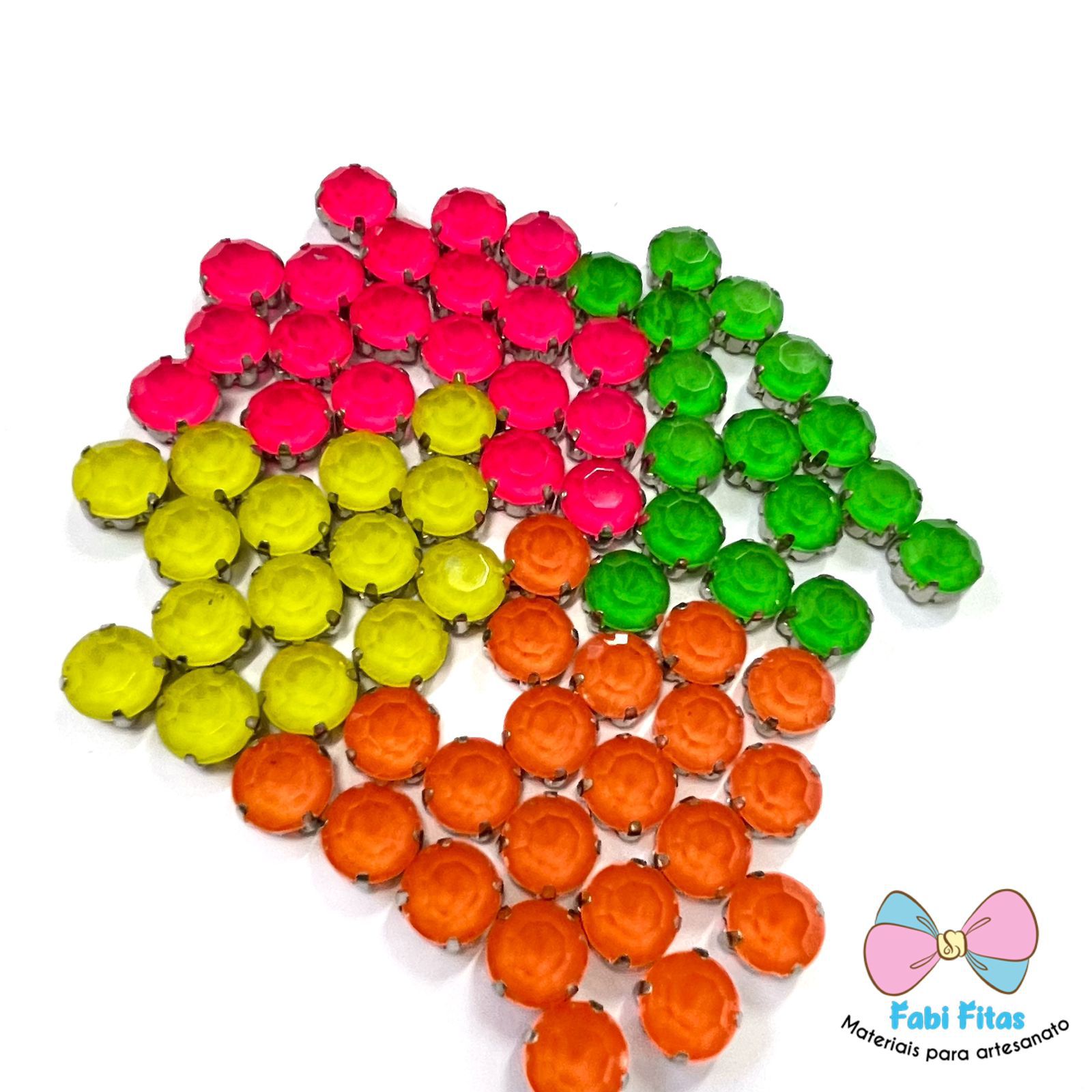 Acrílico Strass 10mm | FABIFITAS