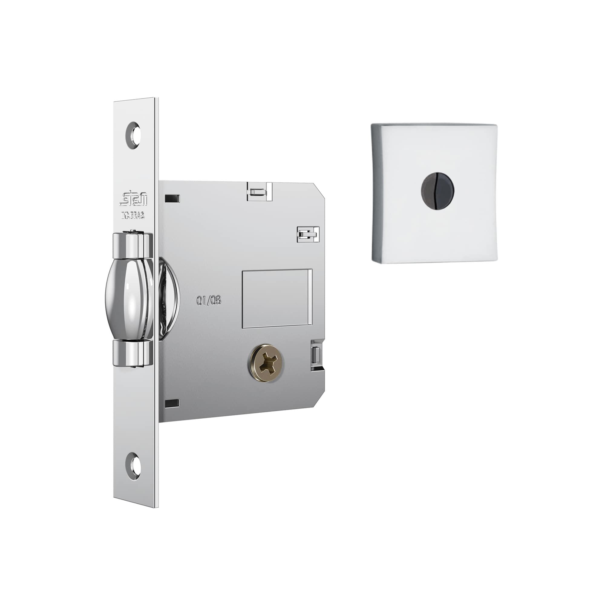 FECHADURA 1005 P/ PORTA PIVOT ROS QUAD CR TETRA STAM 14256 | Fechacom