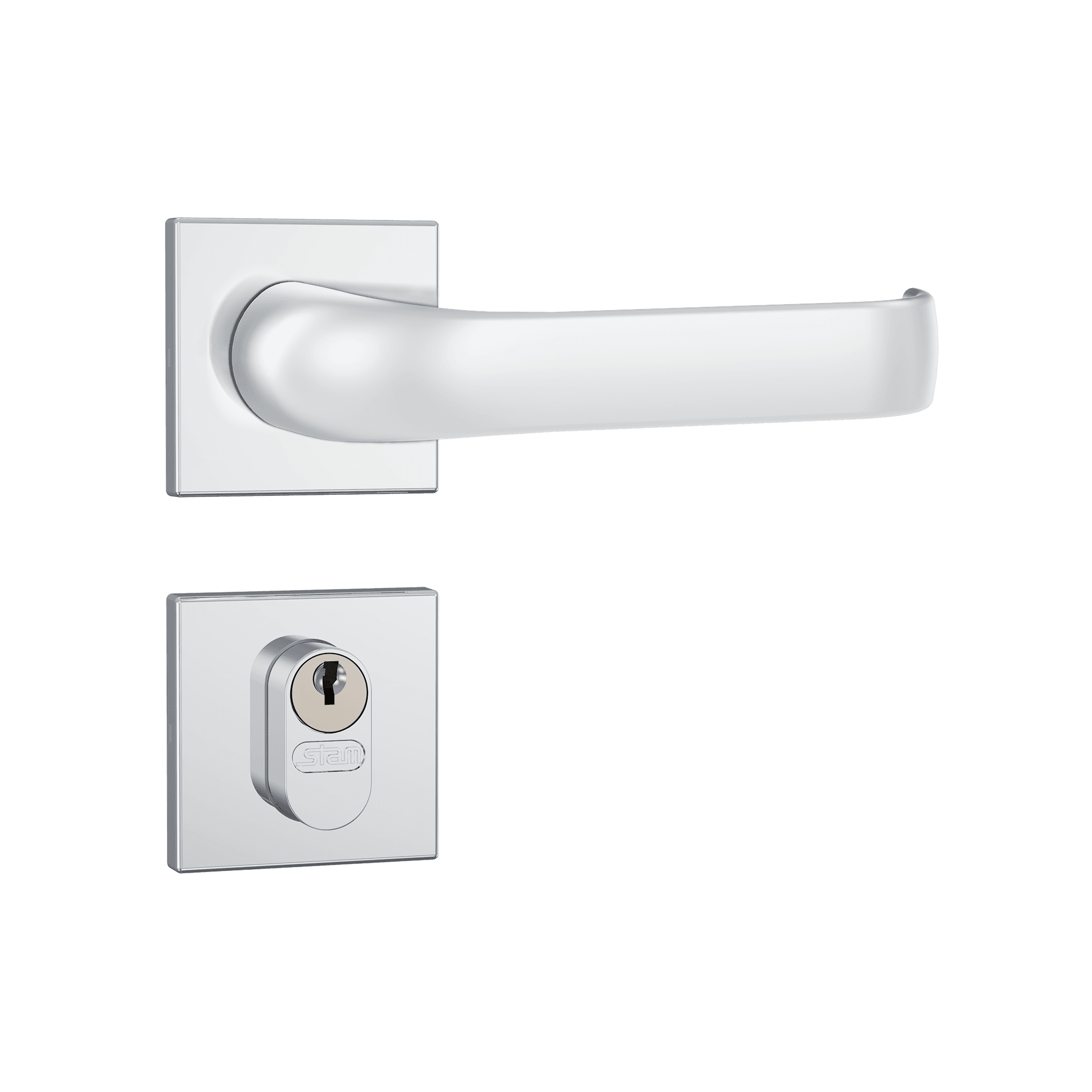 FECHADURA EXT 803/37 ROS QUAD GORJE INOX | Fechacom