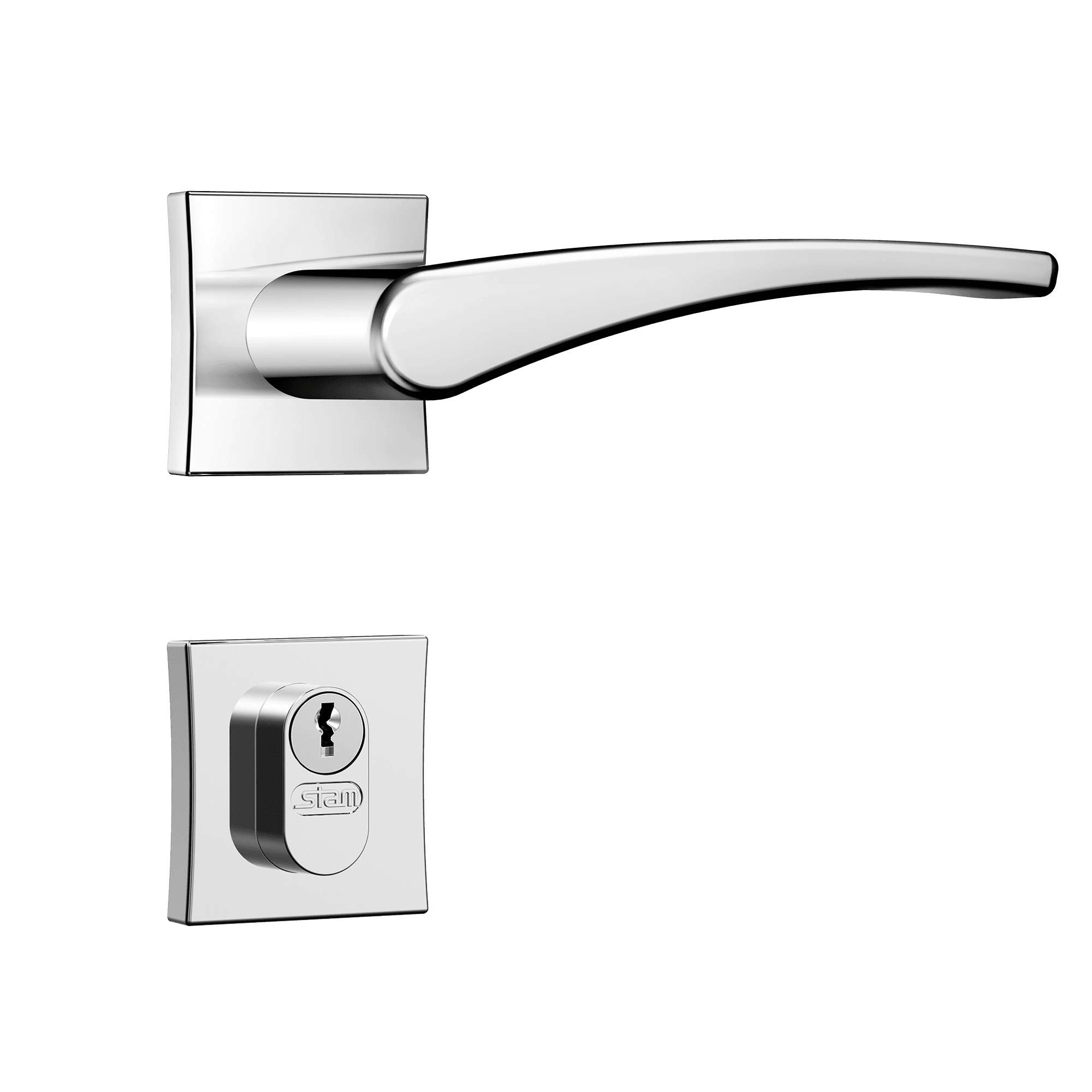 FECHADURA EXT CLASSIC 3500 ROS.QUAD CROMADO | Fechacom