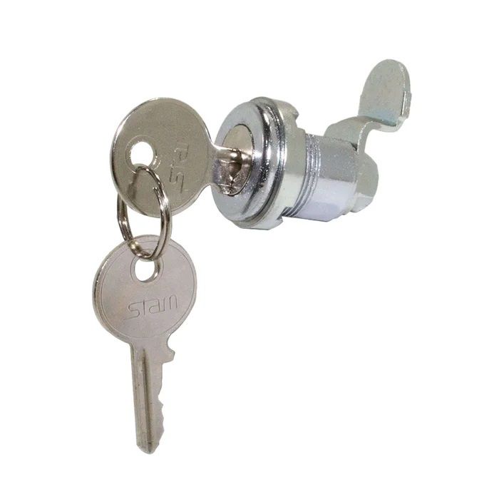 FECHADURA PARA MÓVEL CROMADA 310 L3 STAM 13423 | Fechacom