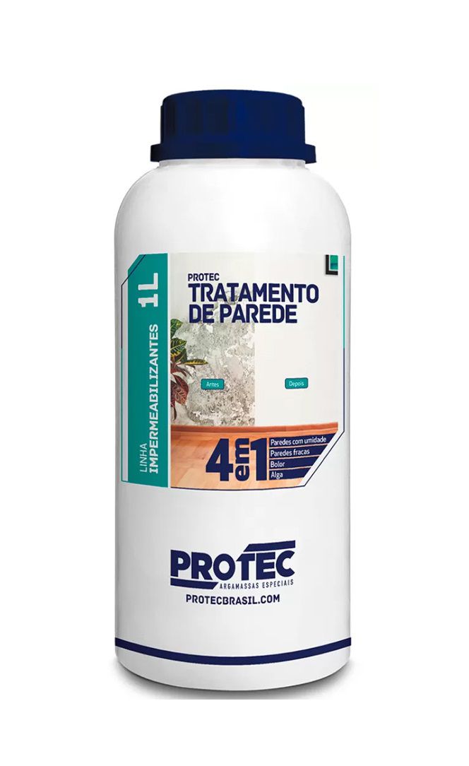 Tratamento de Umidade 4 em 1 Protec 1L | FITZTINTAS