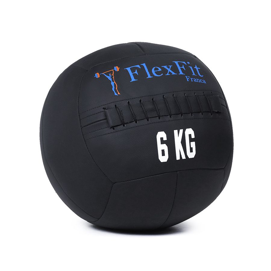 Wall Ball 6kg Medicine Ball 100% Couro Crossfit Funcional